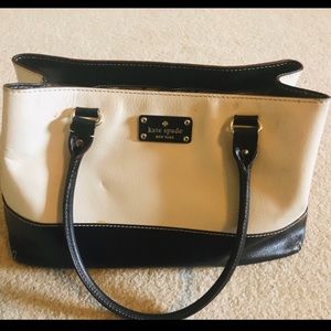 Kate Spade purse, black and cream